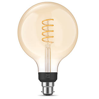 Image of Philips Hue BC G125 LED Smart Light Bulb 7W 550lm 