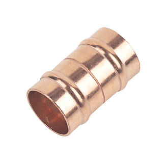 Image of Flomasta Solder Ring Equal Couplers 15mm 10 Pack 