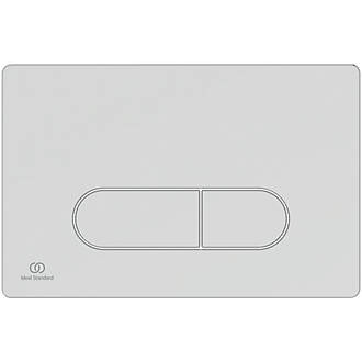 Image of Ideal Standard Oleas P1 Dual-Flush Pneumatic Flushplate Chrome 