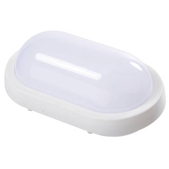 Image of LAP Outdoor Oval LED Bulkhead White 8W 900lm 