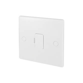 Image of Schneider Electric Ultimate Slimline 13A Unswitched Fused Spur White 