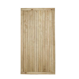 Image of Forest Decibel Noise Reduction Garden Gate 900mm x 1800mm Natural Timber 