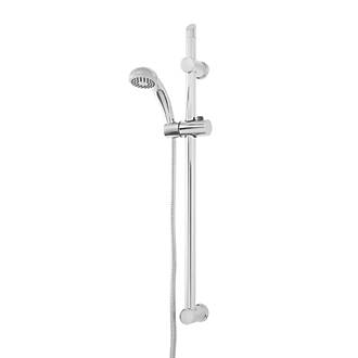 Image of Highlife Bathrooms Retro Fit Shower Kit Contemporary Design Chrome 