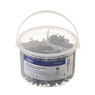 Image of Deta Cable Clips Trade Tub 1.5-2.5mmÂ² 1000 Pieces 