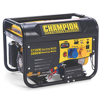 Image of Champion CPG4000E1 3500W Frame Type Petrol Generator 120 / 240V 