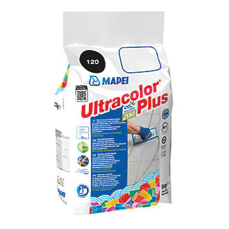 Image of Mapei Ultracolor Plus Wall & Floor Grout Black 5kg 