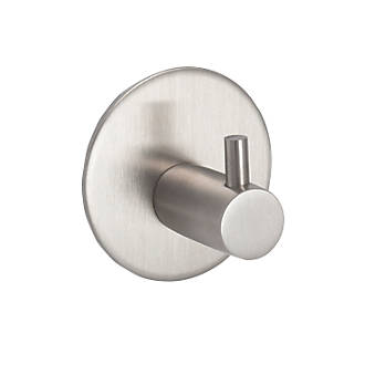 Image of Eclipse Single Clothes Hook Satin Stainless Steel 48mm 