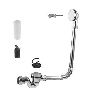 Image of McAlpine Bath Trap and Overflow with Waste Chrome 70mm 
