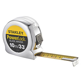Image of Stanley Powerlock 10m Tape Measure 
