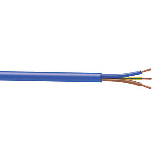 Image of Time 3183YAG Blue 3-Core 1.5mmÂ² Flexible Cable 50m Drum 