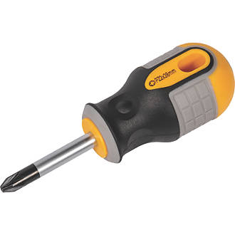 Image of Roughneck Stubby Pozi Screwdriver PZ2 x 38mm 