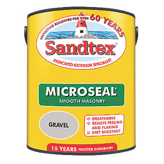 Image of Sandtex Smooth Masonry Paint Gravel 5Ltr 
