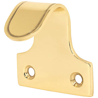 Image of Carlisle Brass Architectural Quality Sash Lift Polished Brass 52mm x 48mm 