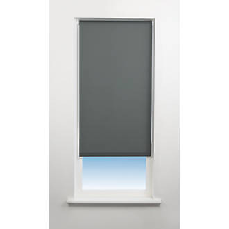 Image of Universal Polyester Roller Blackout Blind Charcoal 1800mm x 1700mm Drop 