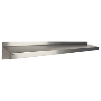 Image of Stainless Steel Kitchen Wall Shelf 1800mm x 300mm x 220mm 