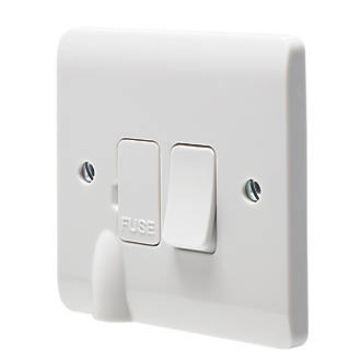 Image of Crabtree Instinct 13A Switched Fused Spur & Flex Outlet with LED White 