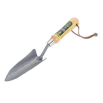 Image of Spear & Jackson Kew Gardens Collection Neverbend Carbon Pointed Head Transplanting Trowel 