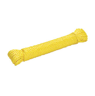 Image of Twisted Rope Yellow 4mm x 10m 
