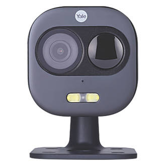 Image of Yale SV-DAFX-B 12V Power Supply Black Wired 1080p Indoor & Outdoor Dome Front Door IP Camera 