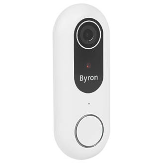 Image of Byron Wired Smart Video Doorbell White 