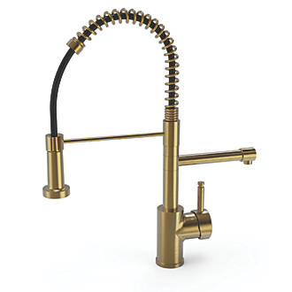 Image of ETAL Multi-Use 3-in-1 Hot Water Kitchen Tap with Handset Gold 