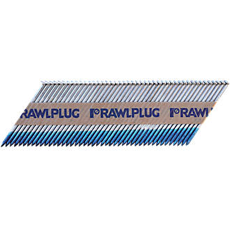 Image of Rawlplug Galvanised Collated Nails 3.1mm x 75mm 1100 Pack 