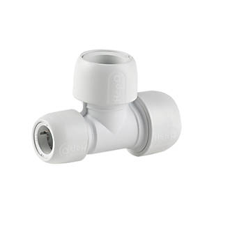 Image of Hep2O Plastic Push-Fit Reducing Tee 28 x 22 x 28mm 