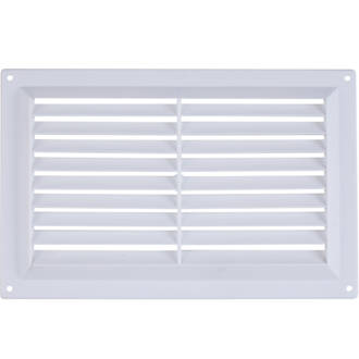 Image of Map Vent Gas Louvre Vent White 229mm x 152mm 