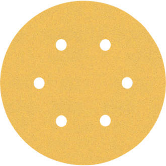 Image of Bosch Expert C470 Sanding Discs 6-Hole Punched 150mm 120 Grit 50 Pack 
