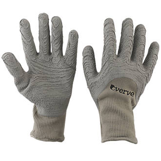 Image of Verve Polyester Gardening Gloves Khaki Large 