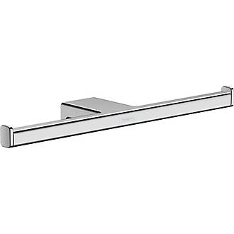 Image of Hansgrohe AddStoris Double Toilet Roll Holder Chrome 