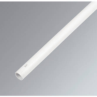 Image of FloPlast Push-Fit PE-X Pipe - White 22mm x 3m White 10 Pack 