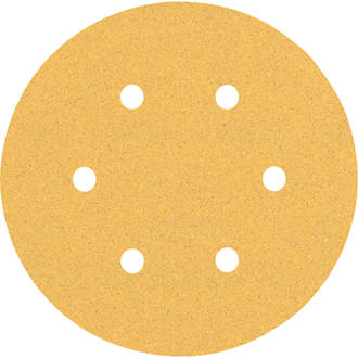 Image of Bosch Expert C470 Sanding Discs 6-Hole Punched 150mm 100 Grit 50 Pack 