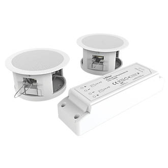 Image of iStar Wireless Compact Ceiling Speaker Kit White 3.3" 6W RMS 