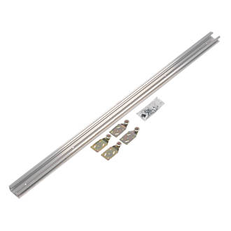 Image of Henderson Double-Top W12 2-Door Sliding Track System Silver 1200mm 