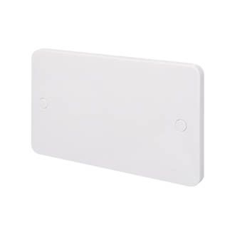 Image of Schneider Electric Lisse 2-Gang Blanking Plate White 