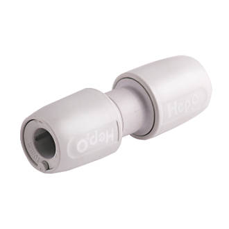 Image of Hep2O Plastic Push-Fit Equal Coupler 10mm 