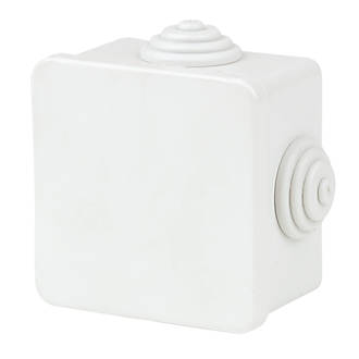 Image of Vimark 6-Entry Square Junction Box with Knockouts 82mm x 52mm x 82mm 
