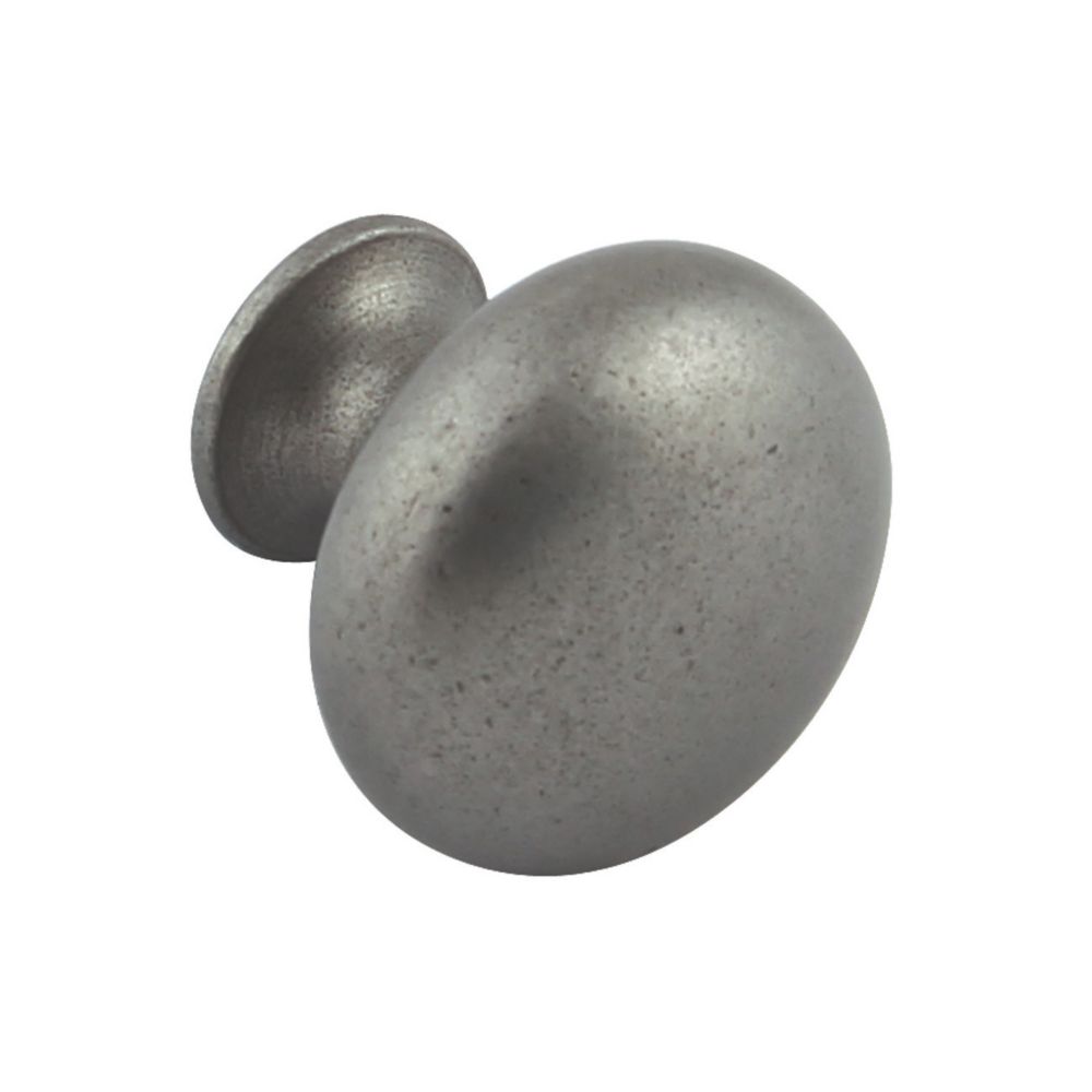 Hafele Round Cabinet Knob Iron 32mm | Cabinet Knobs | Screwfix.com