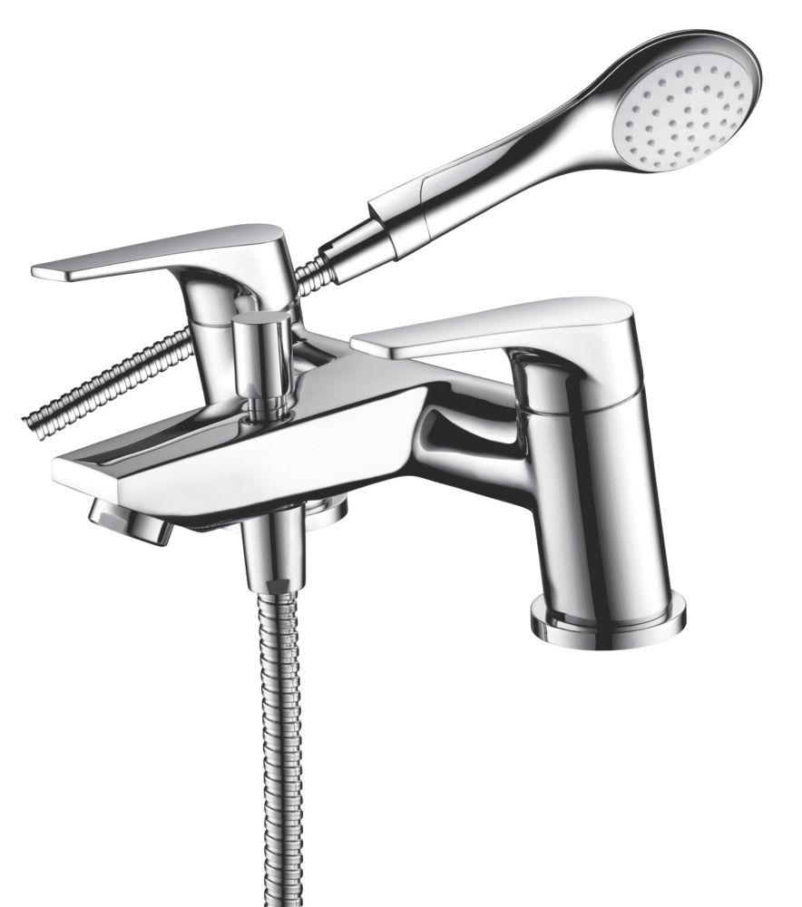 Bristan Easyfit Vantage Dual Lever Bath/Shower Mixer Tap | Bath Taps ...