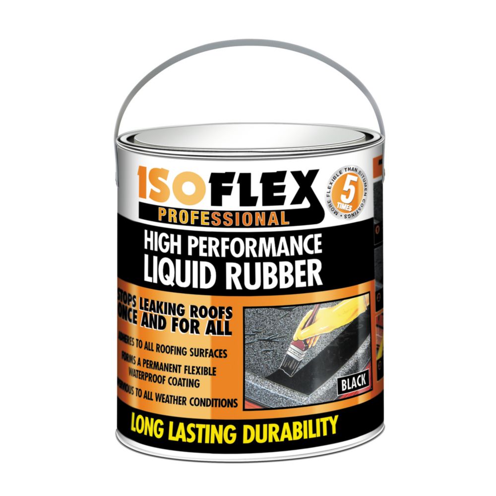 Isoflex Isoflex Liquid Rubber Black 2.1Ltr | Seals and Roof Treatment ...