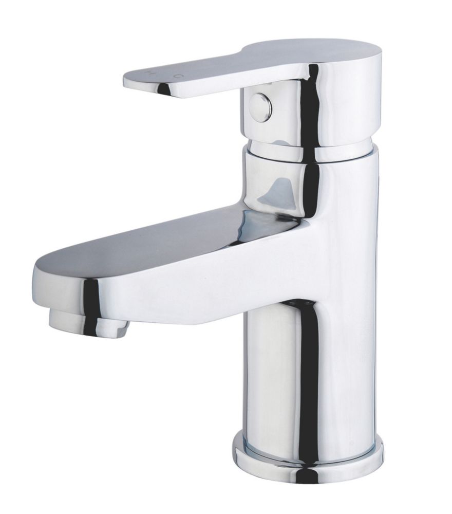 Swirl Elevate Eco Basin Mono Mixer Bathroom Tap with Pop-Up Waste ...