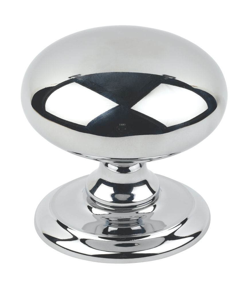 Carlisle Brass Door Knob Polished Chrome | Centre Door Knobs | Screwfix.com