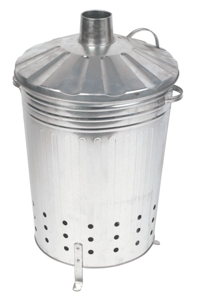 Galvanised Incinerator Bin | Garden Incinerators ...