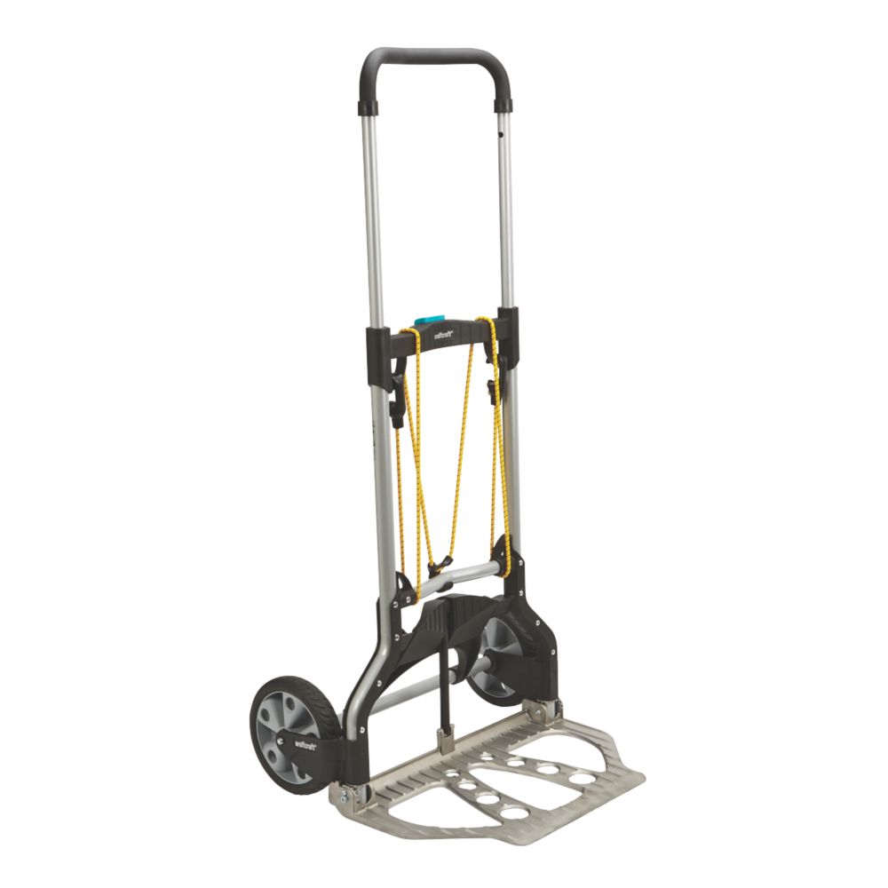 Wolfcraft Heavy Duty Aluminium Folding Trolley 100kg | Sack Trucks ...