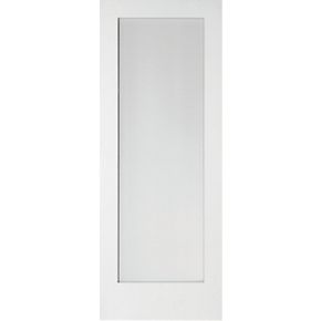 Jeld-Wen Shaker Single-Panel Obscure-Glazed Interior Door ...