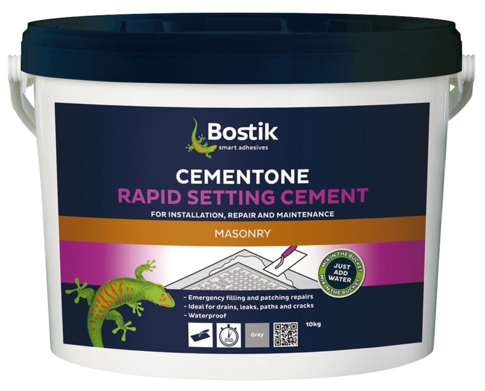 Cementone Waterproof Cement 10kg | Ready Mix Cement | Screwfix.com