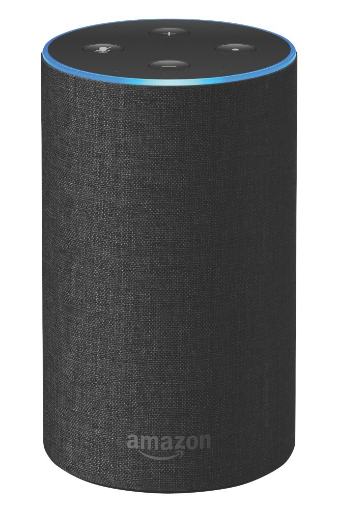 Amazon Echo 2nd Gen Voice Assistant Charcoal