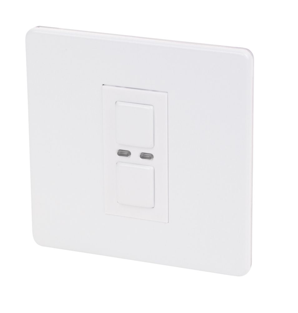 LightwaveRF 1-Gang Dimmer Switch 250W White