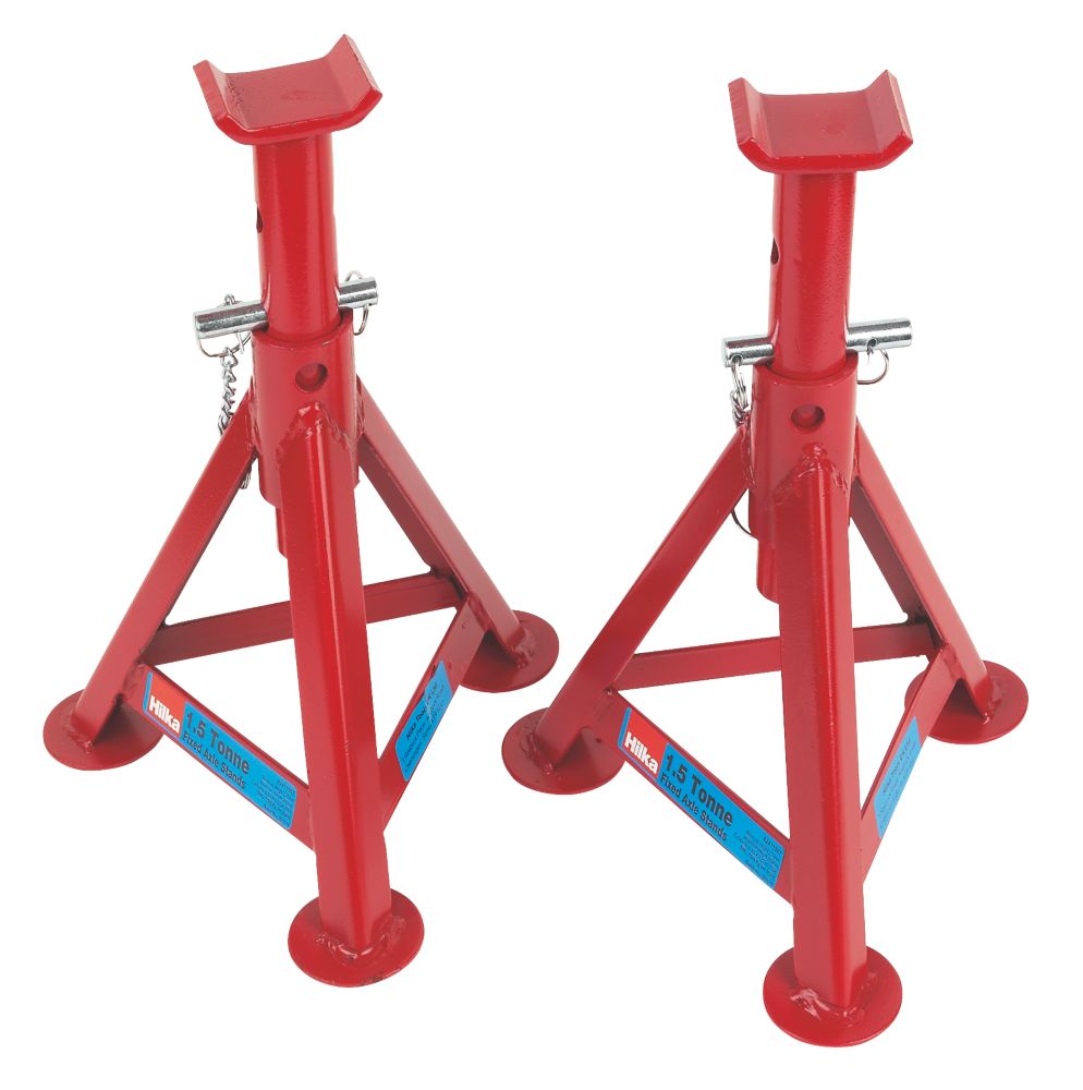 Hilka Pro-Craft 3kg Fixed Axle Stands Pair 2 Pack | Jacks, Stands ...